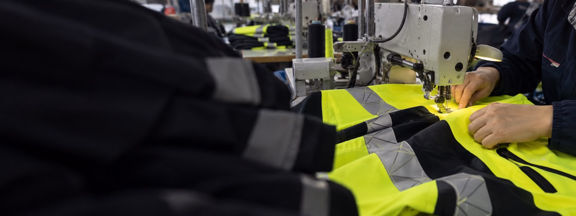 High-visibility PPE workwear manufacturing at Varytex