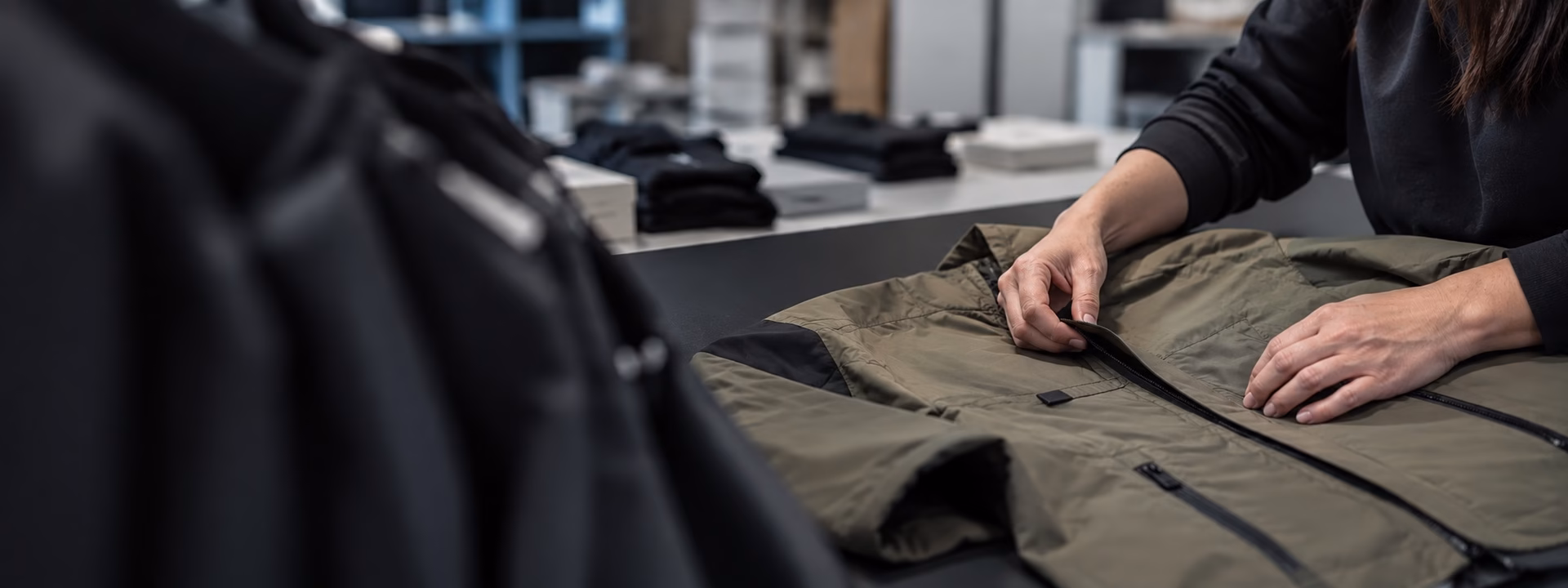 Functional apparel construction inspection at Varytex